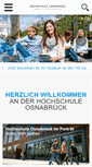 Mobile Screenshot of hs-osnabrueck.de